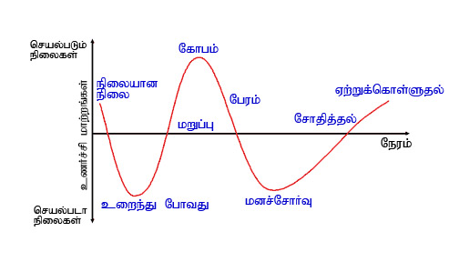 The Kübler-Ross Grief Cycle in Tamil (படம் உதவி : குசும்பன் )